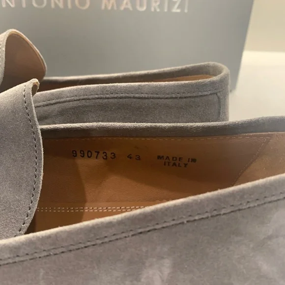 Antonio Maurizi size 43 color Tan/Piombi Brand new with box mens shoes - Picture 4 of 11